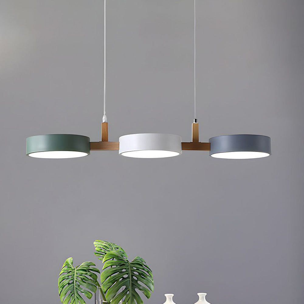 Nordic Multi-Light Cylinder Pendant Light for the Dining Room | Karnz