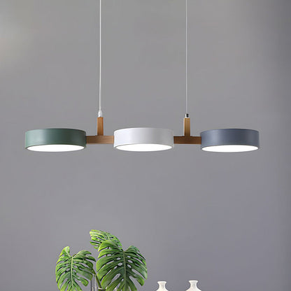 Nordic Multi-Light Cylinder Pendant Light for the Dining Room | Karnz