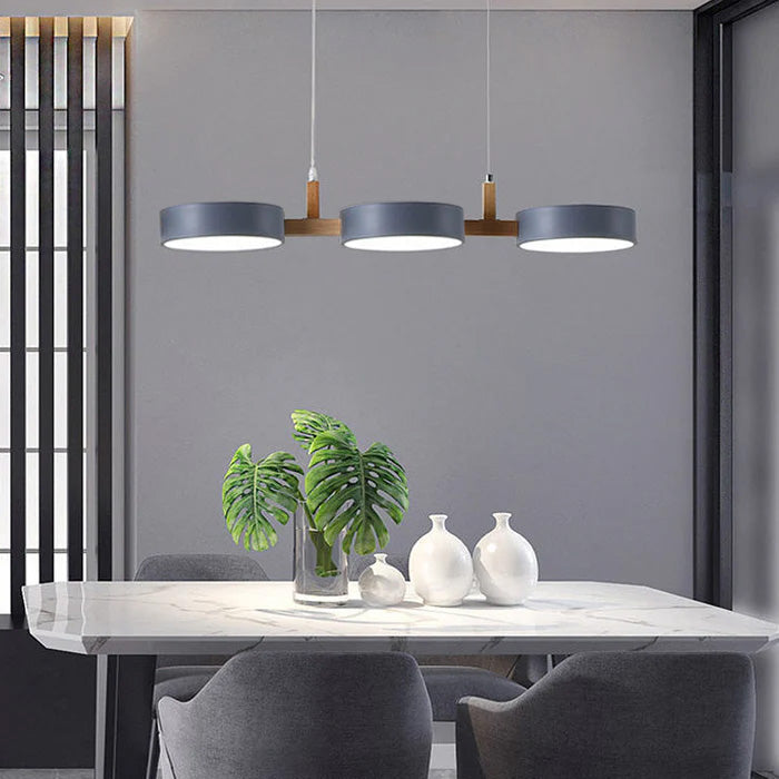 Nordic Multi-Light Cylinder Pendant Light for the Dining Room | Brehn