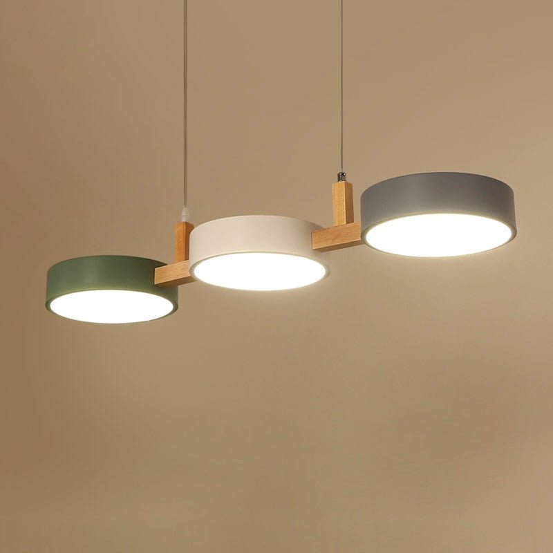 Nordic Multi-Light Cylinder Pendant Light for the Dining Room | Brehn
