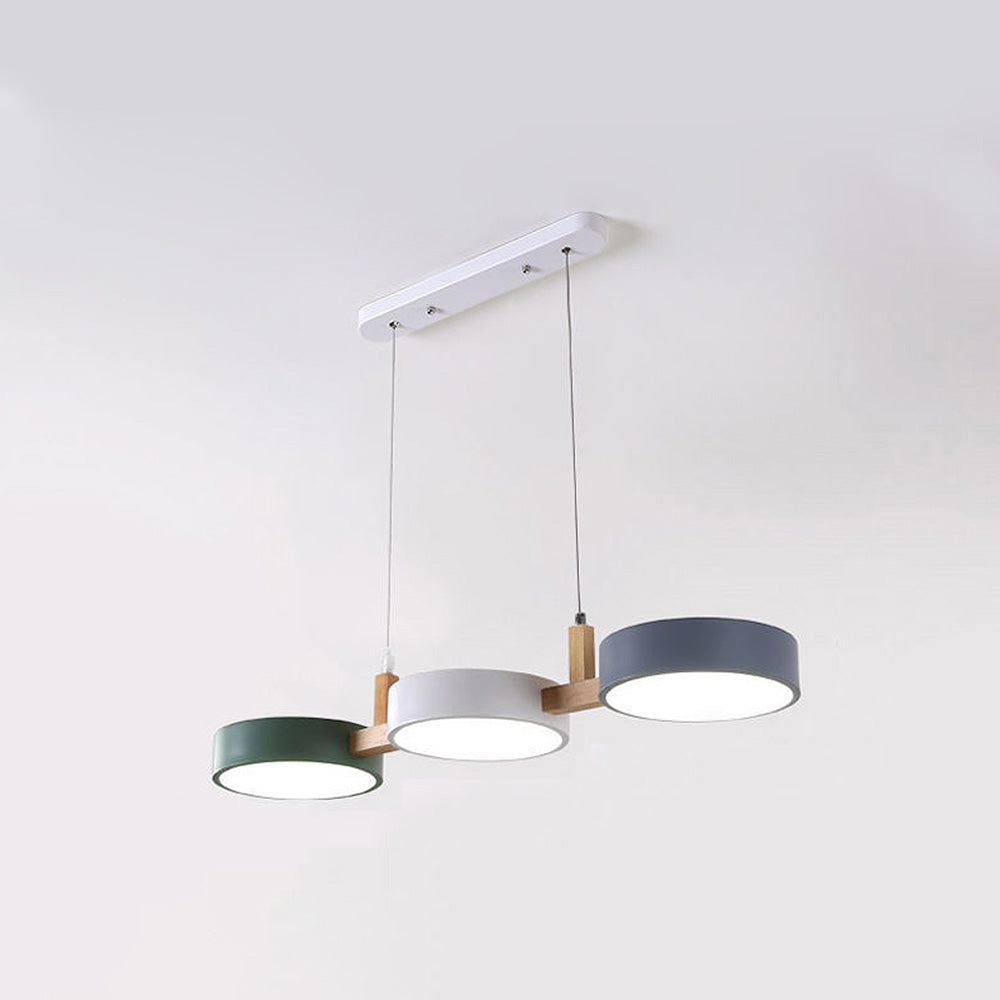 Nordic Multi-Light Cylinder Pendant Light for the Dining Room | Karnz