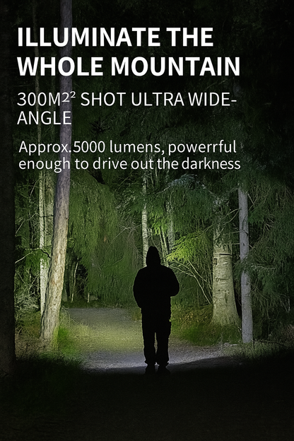 Skanto | LED Flashlight with Zoom and Power Bank