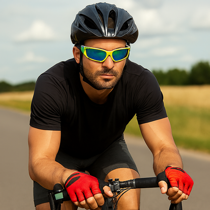 Skanto | UV400 Polarized Sports Sunglasses for Running, Cycling, and Fishing