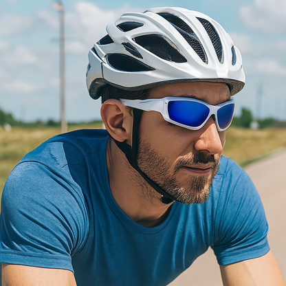 Skanto | UV400 Polarized Sports Sunglasses for Running, Cycling, and Fishing