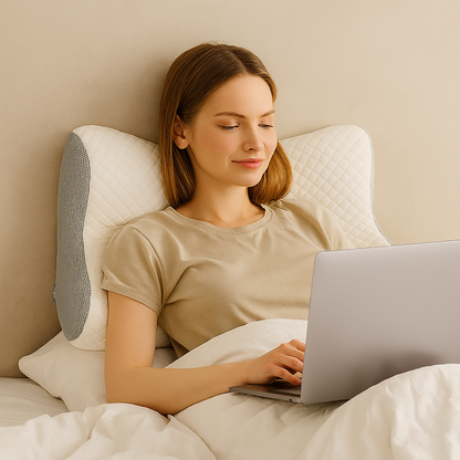 BowLift | Orthopedic Memory Foam Pillow Neck Shoulder Support