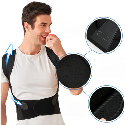Skanto | Posture Corrector for Neck and Back Support – Comfortable & Discreet