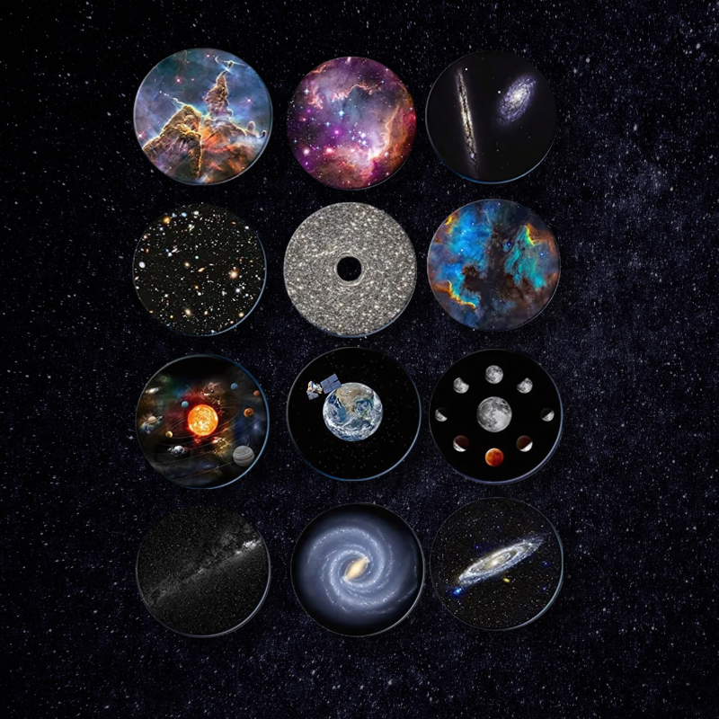 Skanto | CosmoView 4K Galaxy Projector – Rotating Star Sky Projector with 12 Cosmic Scenes