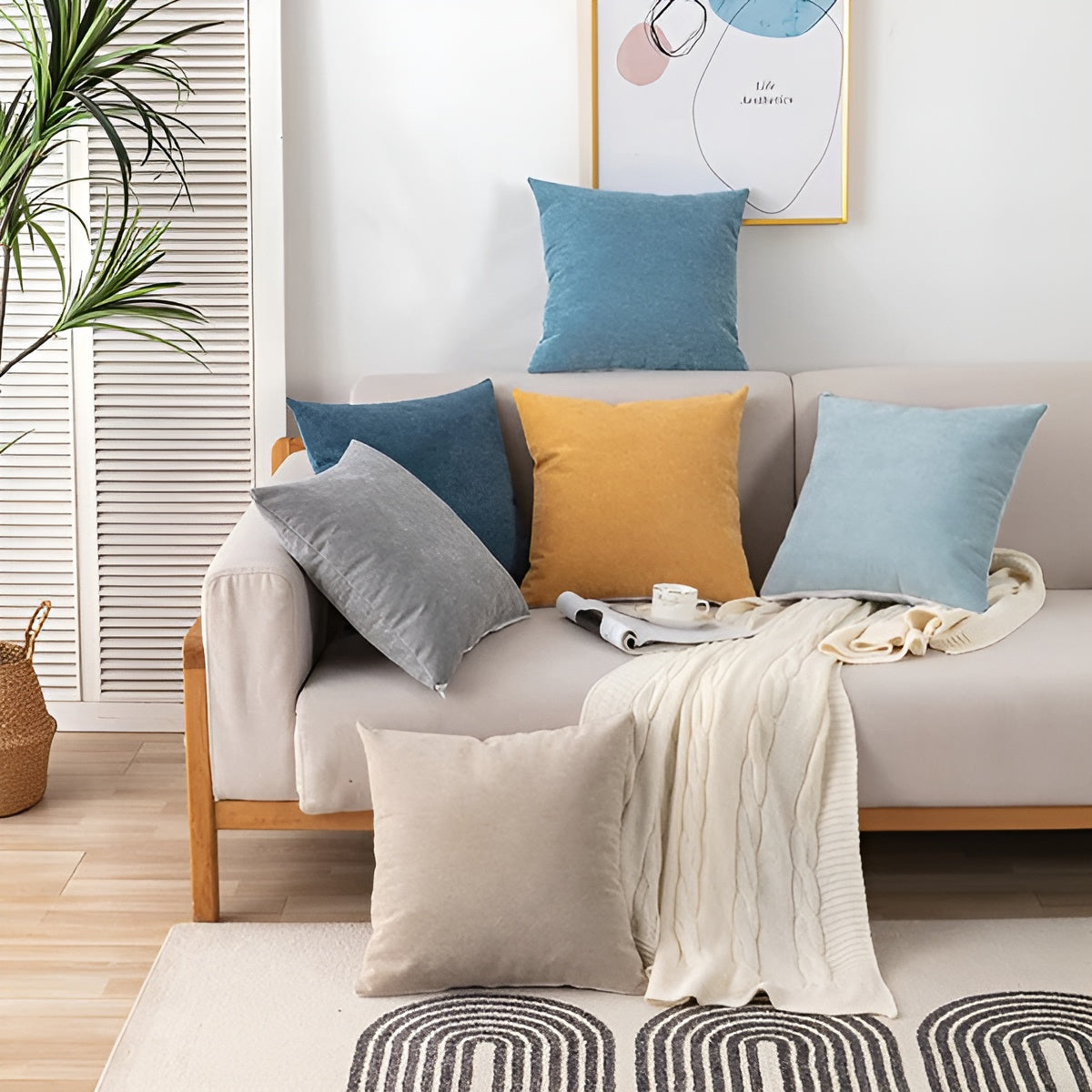 BowLift | Waterproof Sofa Blanket CosyHaven | Reversible | Pet Friendly & Easy Care