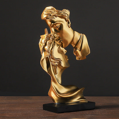Couple Kissing Double-Sided Ornament | Skanto