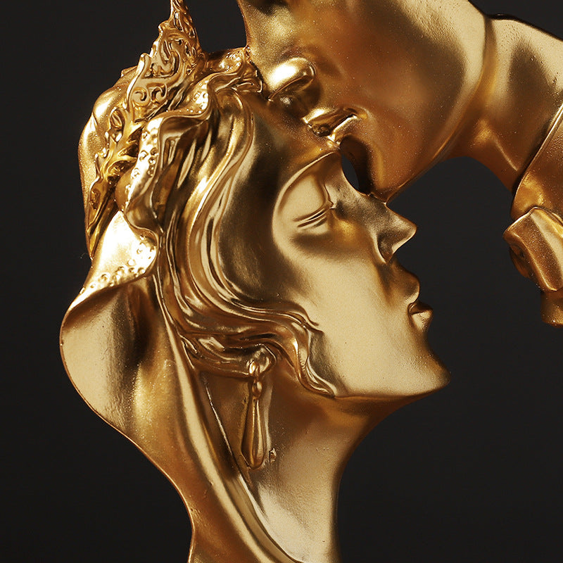 Couple Kissing Double-Sided Ornament | Skanto