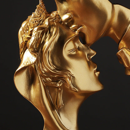 Couple Kissing Double-Sided Ornament | Skanto