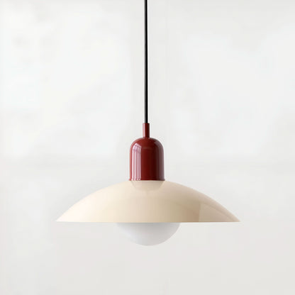 BowLift | Modern Macaron Bauhaus Pendant Light – Iron Shade