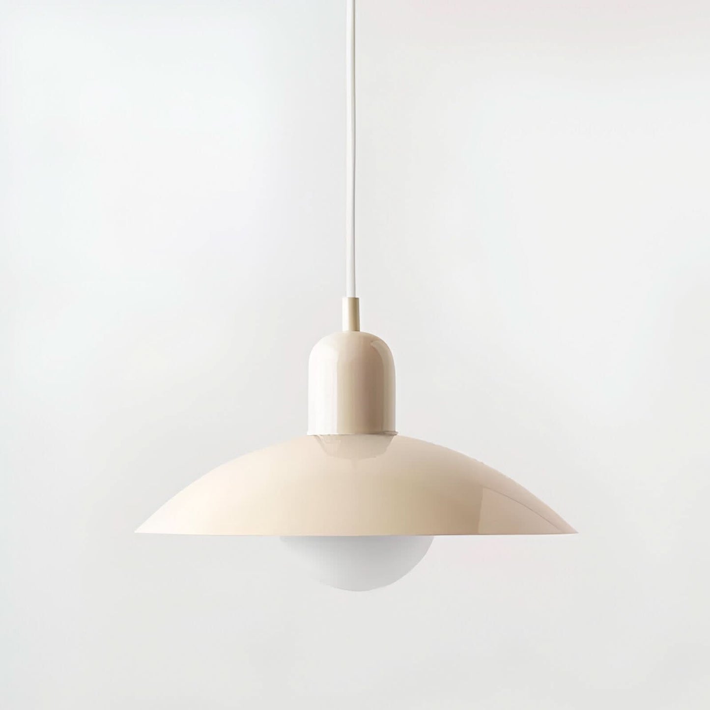 BowLift | Modern Macaron Bauhaus Pendant Light – Iron Shade