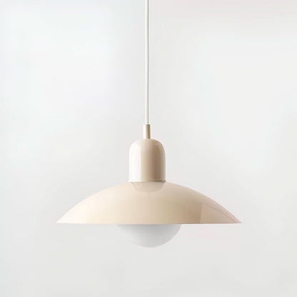 BowLift | Modern Macaron Bauhaus Pendant Light – Iron Shade