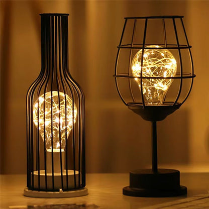 Skanto | Lumineux Wireless Ambient Lamp Set – 3 Unique Wine-Inspired LED Table Lamps