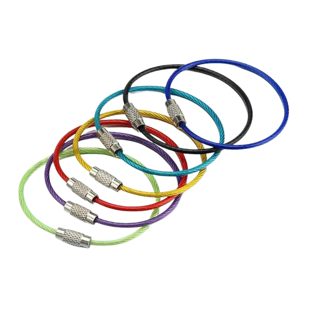 Pack of Flexible Keychains