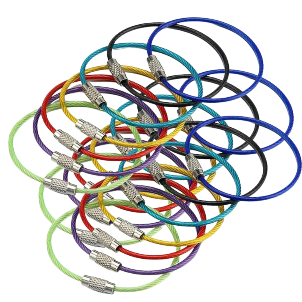 Pack of Flexible Keychains