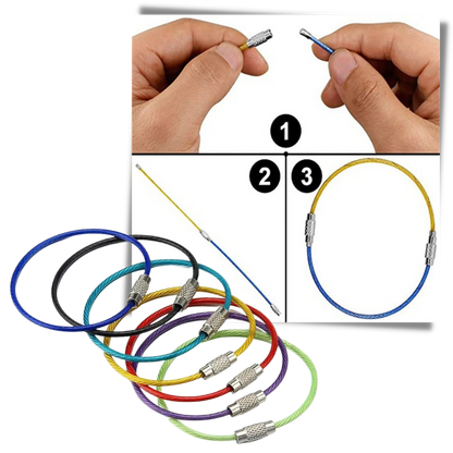 Pack of Flexible Keychains