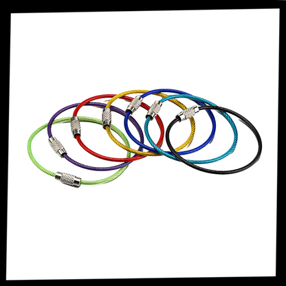 Pack of Flexible Keychains