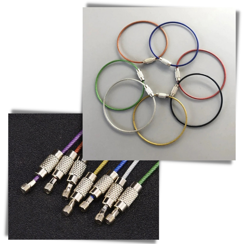 Pack of Flexible Keychains