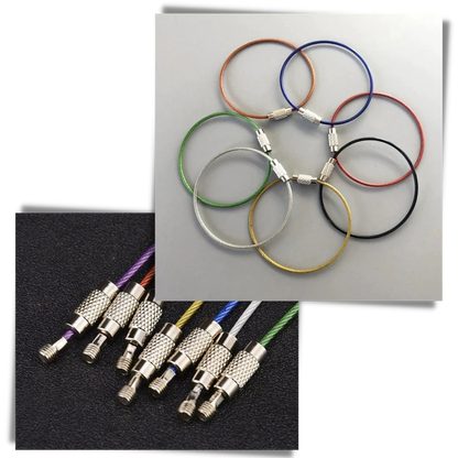 Pack of Flexible Keychains