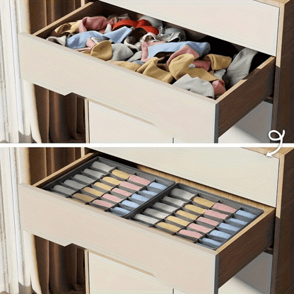 BowLift | FoldBox - 2-Pack Collapsible Storage Bins with 24 Compartments