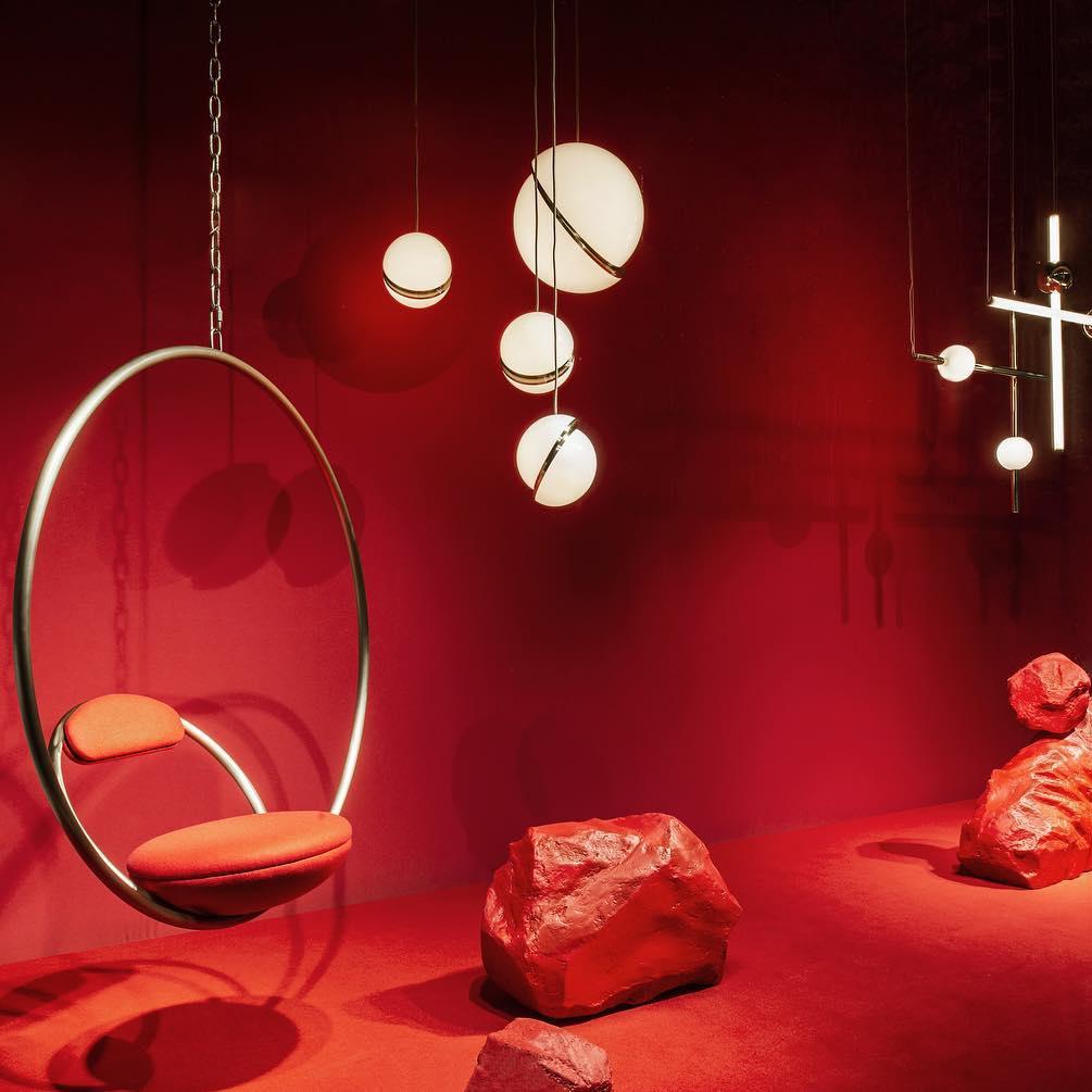 Skanto | AstralAura – Half-Moon Pendant Light