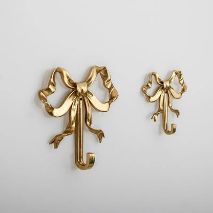 Skanto | Coquette Brass Bow Wall Hook