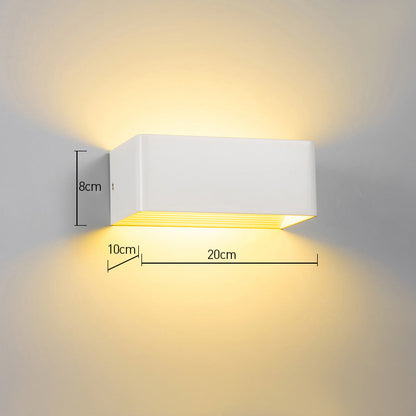 Skanto | Cubbon LED Wall Lamp Compact Modern Design White