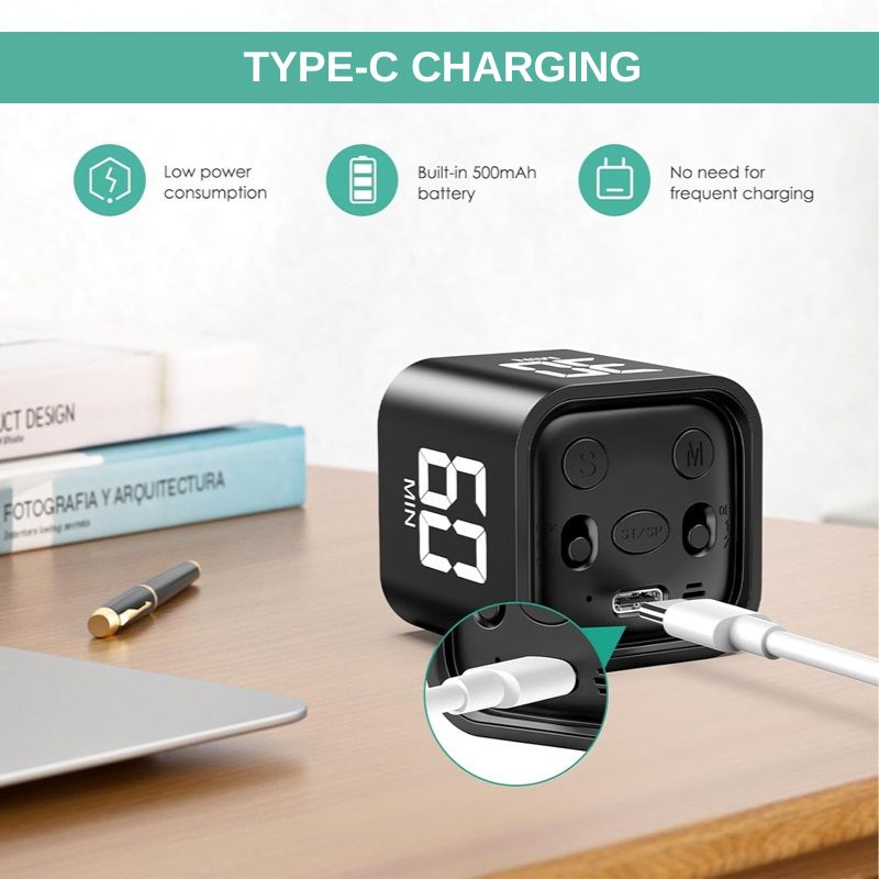 BowLift | Smart Cube Timer with Gravity Sensing and LED Display