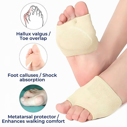 CushionFlex Forefoot Protection Pads | Shock-Absorbing Foot Cushion for Daily Comfort & Pain Relief | Kalsten