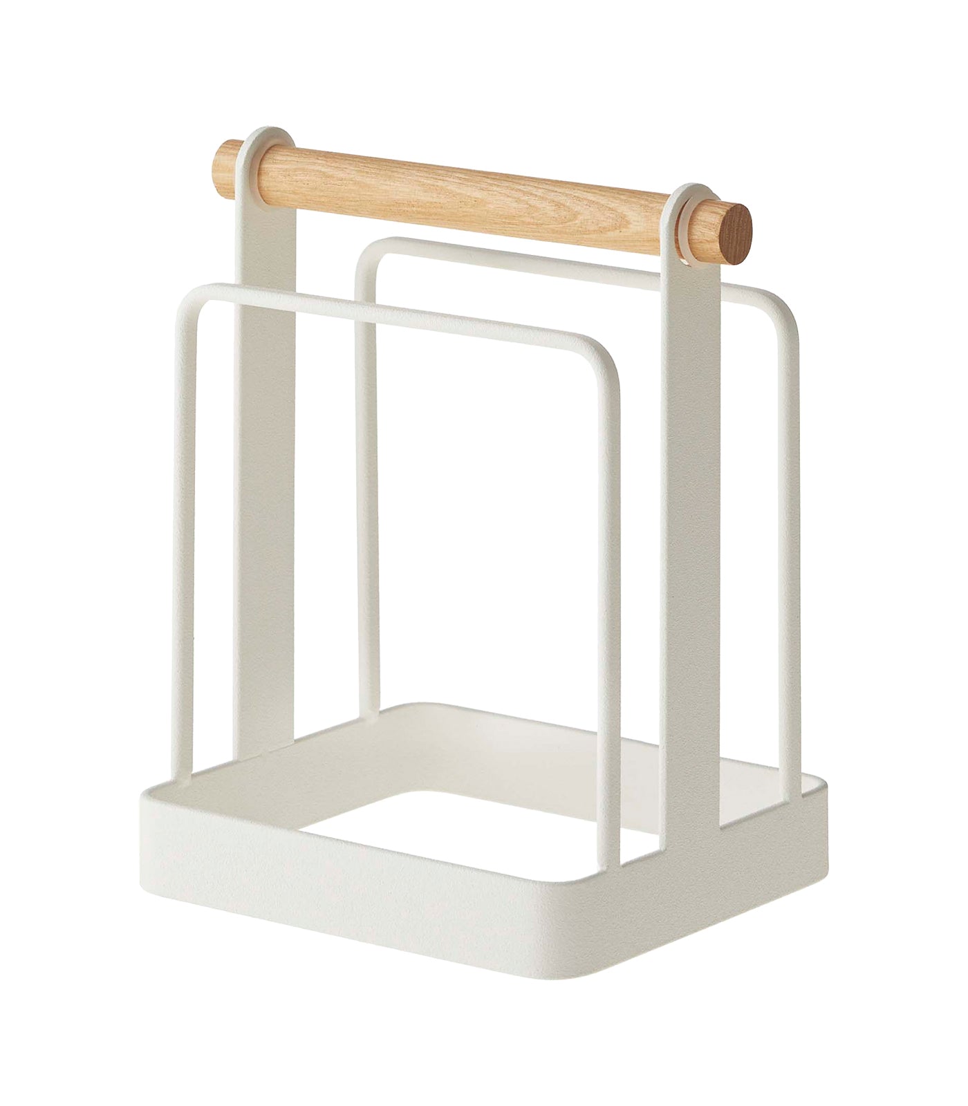 Skanto | Cutting Board Stand - Steel + Wood