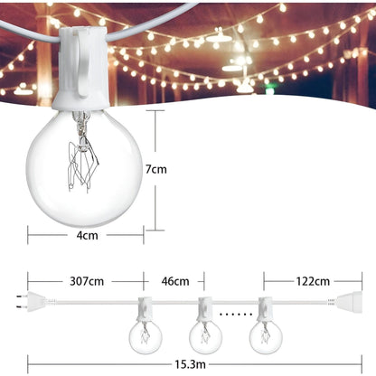 FairyFlicker Light Chains - Luxurious Terrace Lighting with Waterproof Protection | Skanto