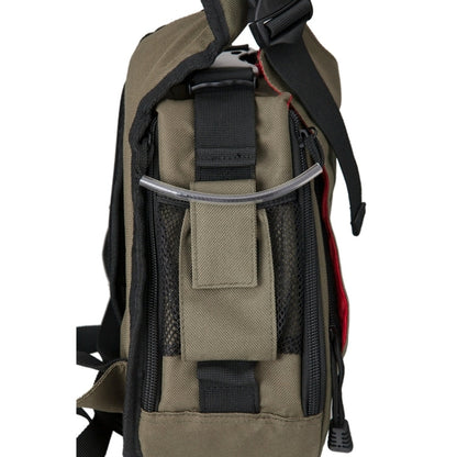BowLift | CADEN Triangle Tscope Sling Shoulder Cross Digital Camera Bags Case Soft Bag with Rain Cover for Canon Nikon Sony K1, Size: 36*31*15cm (Army Green)