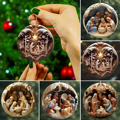 Skanto | Crib Christmas Ornament