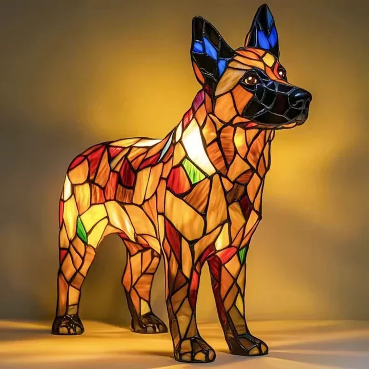 Lumidog Handmade Illuminating Dog Lamp – Ambient Lighting and Gift | Bowlift
