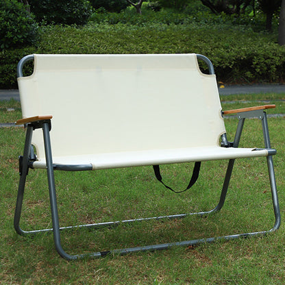 Modern Minimalist Rectangular Carbon Steel Oxford Fabric Collapsible Camping Chair Backrest Armrest For Garden | Bowlift