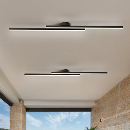 Skanto | Modern Aluminum Semi Flush Mount LED Ceiling Light | Minimalist Design for Living Room, Bedroom & Hallway