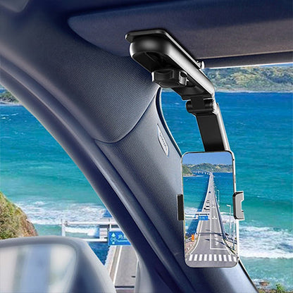 Rotatable and retractable car phone holder | Brehn