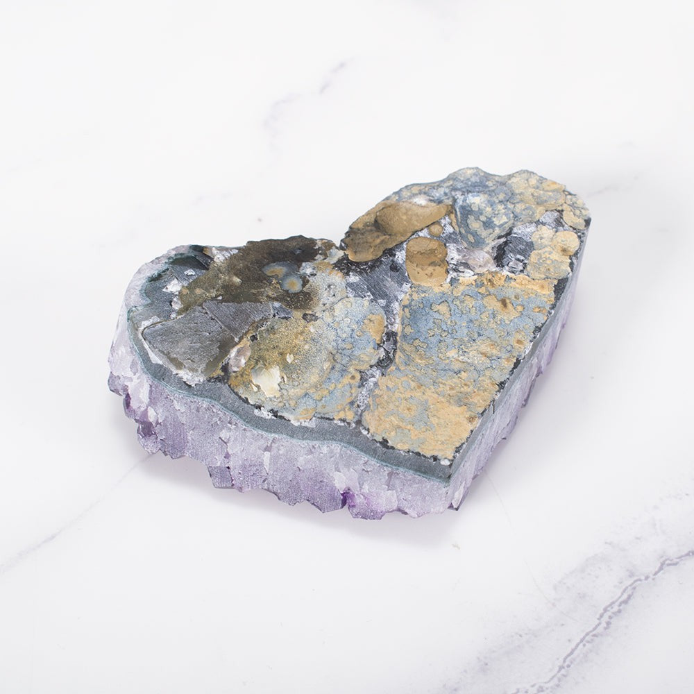 Skanto | Amethyst Cluster Heart