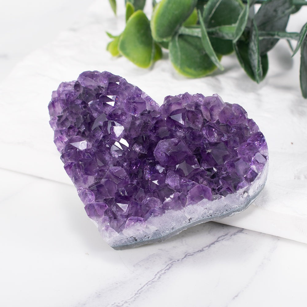 Skanto | Amethyst Cluster Heart