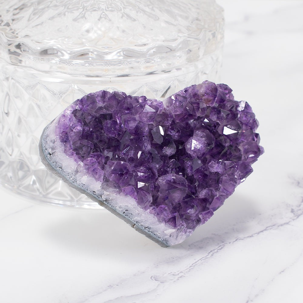 Skanto | Amethyst Cluster Heart