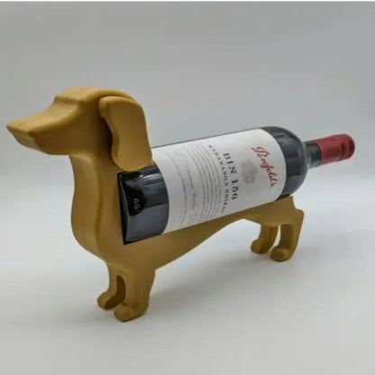 Kalsten | Dachshund Wine Bottle Holder – Unique, Decorative Wine Holder