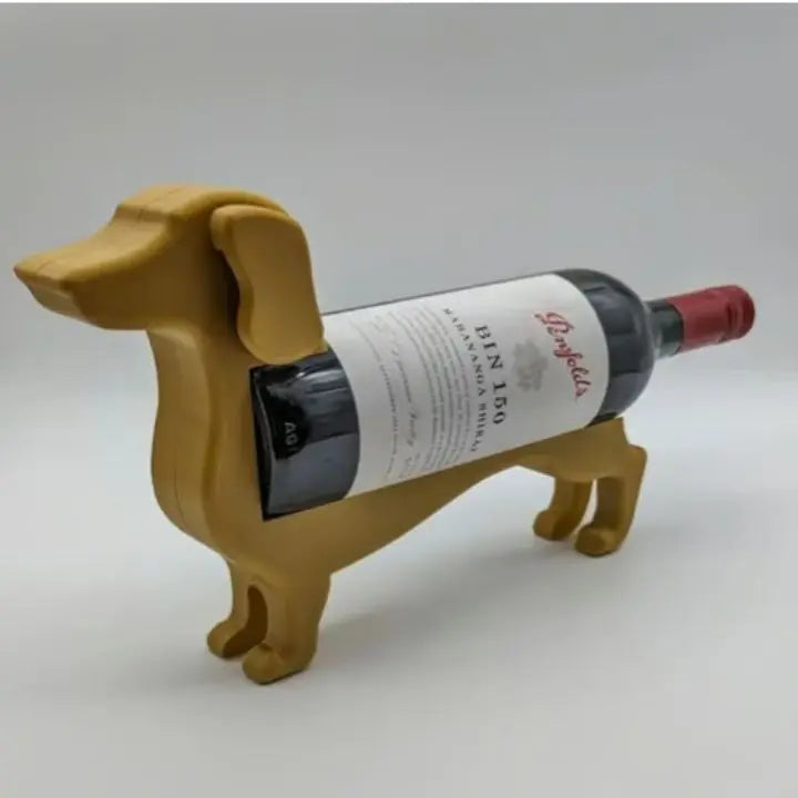 Dachshund Wine Bottle Holder – Unique, Decorative Wine Rack