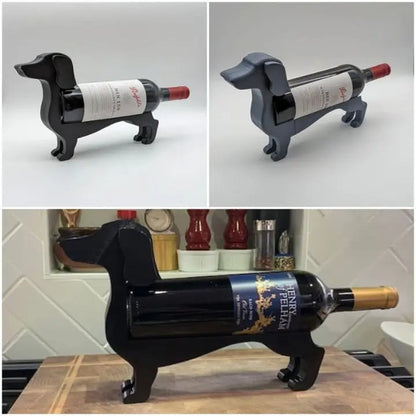 Dachshund Wine Bottle Holder – Unique, Decorative Wine Rack