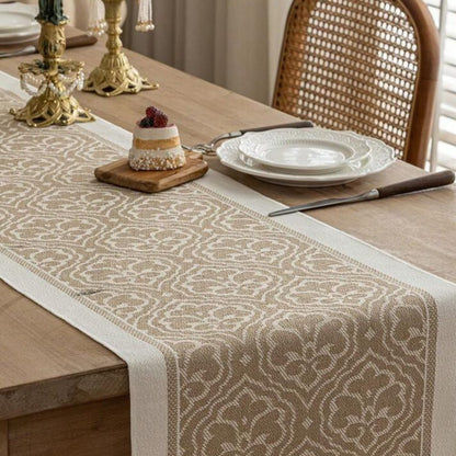 Skanto | Damask Dune Table Runner