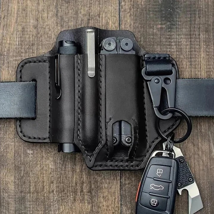 Skanto | Leather Belt Pouch Field Force – Multifunctional Tactical Protection