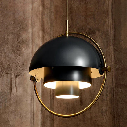 Modern Danish Iron Pendant Lamp – Minimalist Industrial Design for Dining Room and Living Room | Bowlift