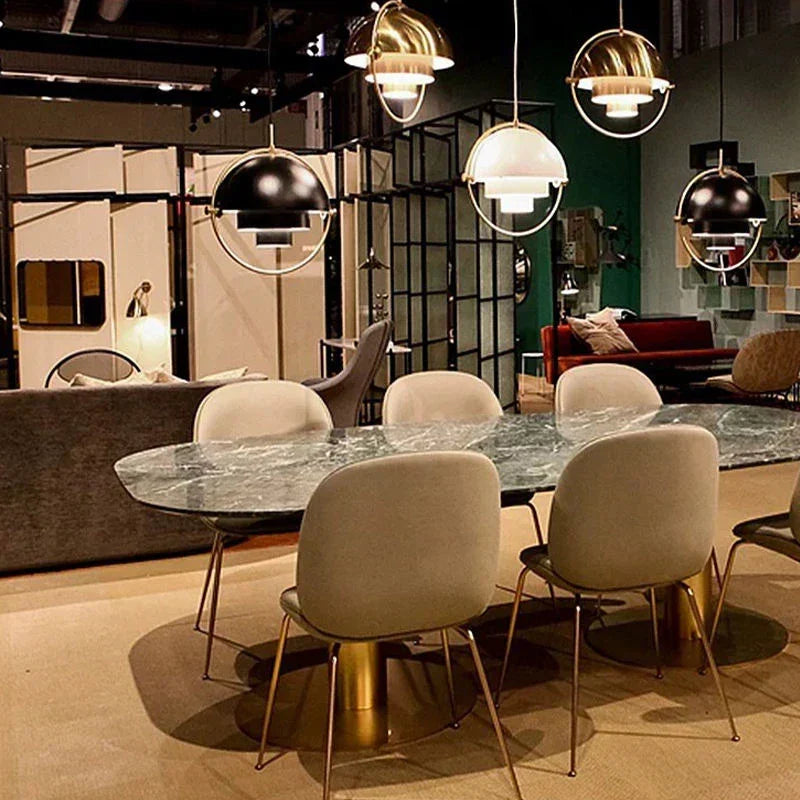 Modern Danish Iron Pendant Lamp – Minimalist Industrial Design for Dining Room and Living Room | Bowlift