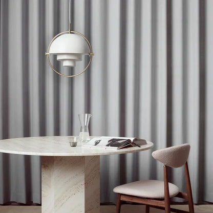 Modern Danish Iron Pendant Lamp – Minimalist Industrial Design for Dining Room and Living Room | Bowlift